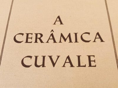 Detalhe da capa de "A Cerâmica Cuvale"