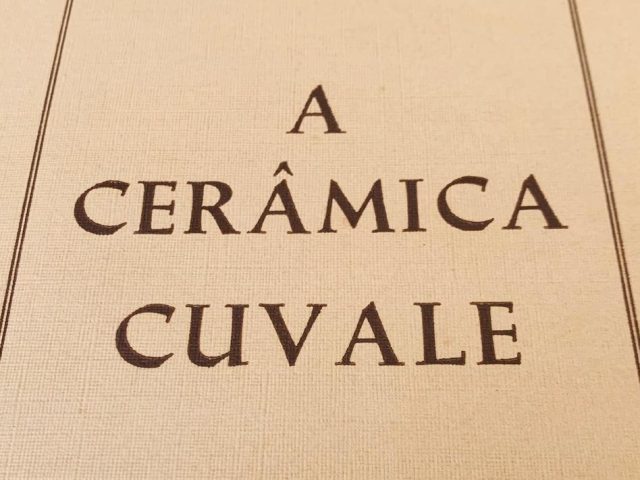 Detalhe da capa de "A Cerâmica Cuvale"